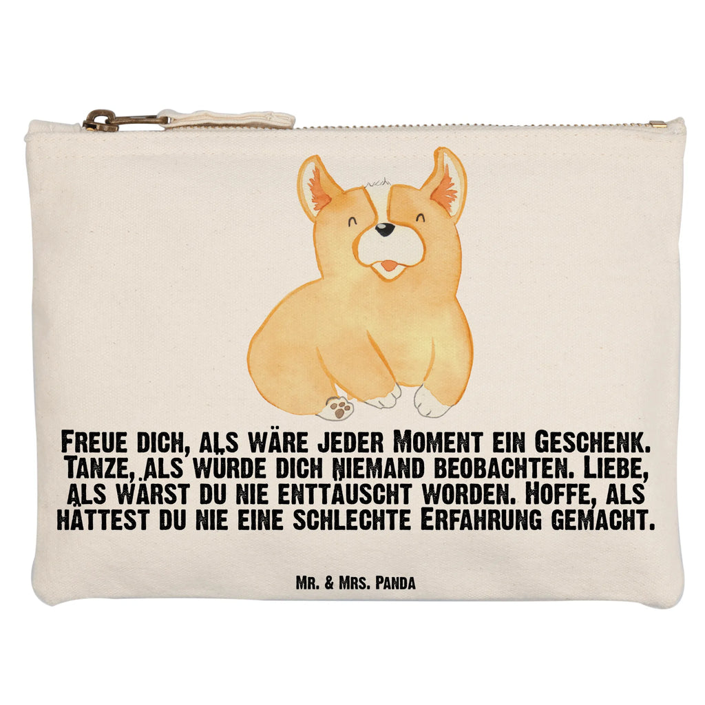 torebka na makijaż Corgi Waschtasche, Mäppchen, aufbewahrungsbeutel, pinsel tasche, Waschbeutel, beauty tasche, kosmetiktäschchen, Kosmetikbeutel, Etui, Federmappe, Schminktasche, toiletry bag, Schminkbeutel, pencil case, Kulturbeutel, Kulturtasche, aufbewahrungstasche, Schlampermäppchen, Kosmetiktasche, Schminktäschchen, utensilientasche, Stiftemäppchen, beauty case, Tierliebhaber, Sprüche, Haustier, Hundemotiv, Hund, Hundebesitzer, Hunderasse, Spruch, Hundespruch, Britisch, Corgie, Welsh Corgie Pembroke, Motivation, Lebensfreude