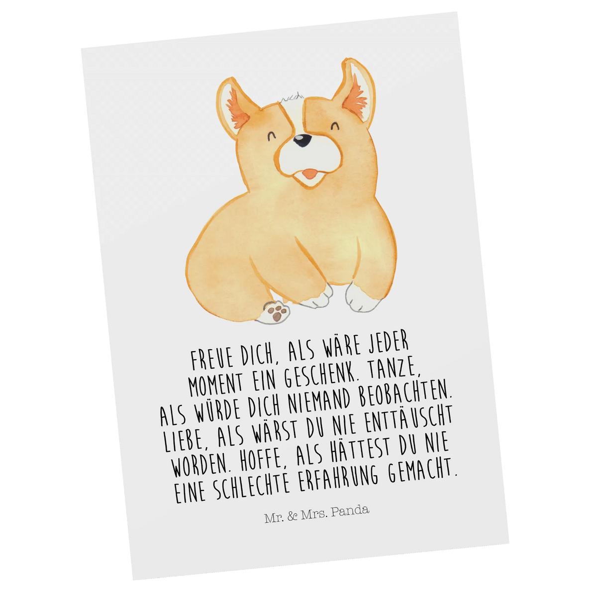 Postcard Corgi spruchkarte, Fotokarte, Motivkarte, Designkarte, bildkarte, kunstkarte, Ansichtskarten, einzelkarte, Grußkarte, Postkarten, Postkarte, Ansichtskarte, Kunstkarten, Sprüche, Hunderasse, Hundebesitzer, Hund, Hundemotiv, Haustier, Tierliebhaber, Welsh Corgie Pembroke, Motivation, Hundespruch, Spruch, Britisch, Lebensfreude, Corgie