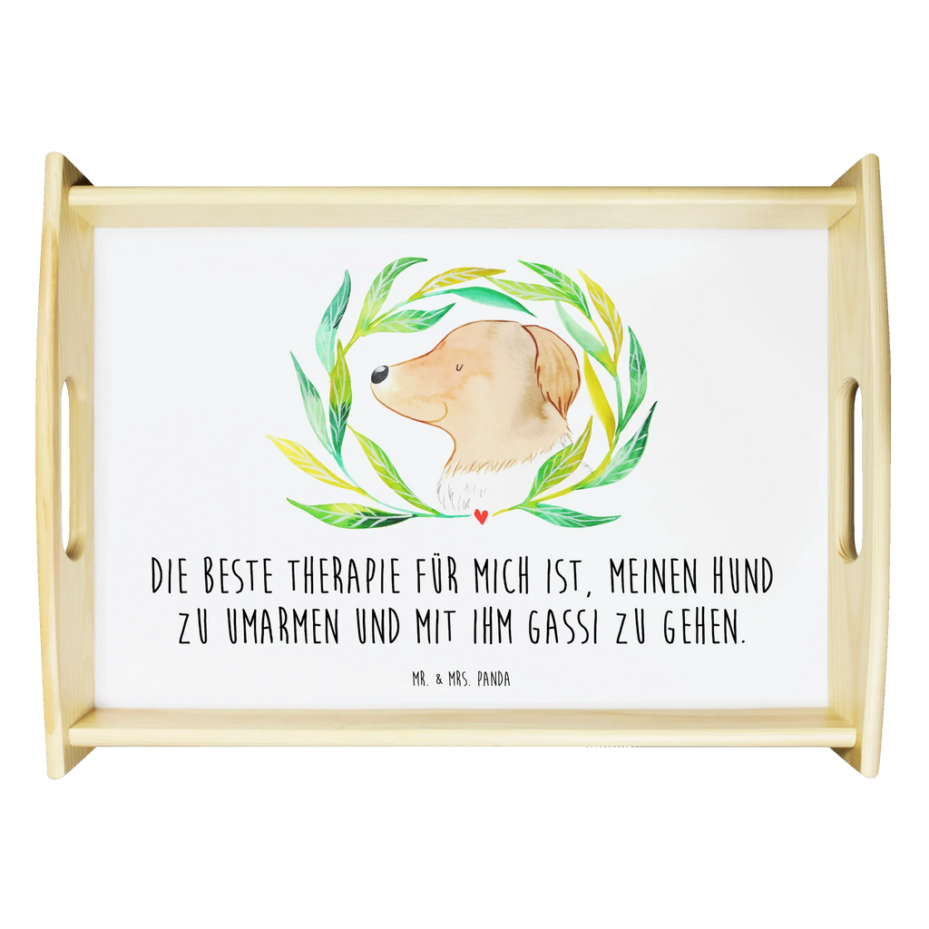 Serving tray Dog Flower Holztablett, Dekotablett, Küchentablett, Tablett, Frühstückstablett, Serviertablett, Hund, Hundemotiv, Haustier, Hunderasse, Tierliebhaber, Hundebesitzer, Sprüche, Hundeliebe, Selbsttherapie, Hundeglück, Ranke, Therapie, Hunde
