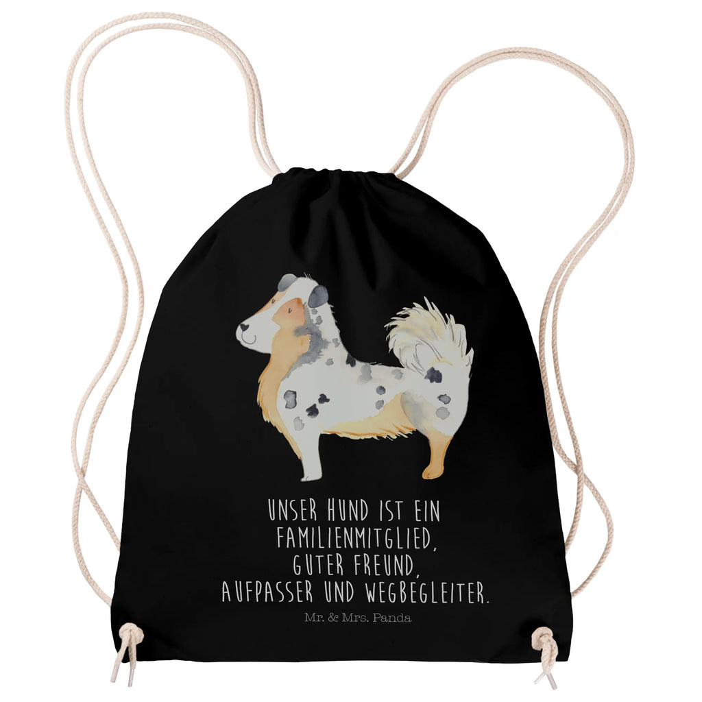 Drawstring bag Dog Australia Shepherd sports bag, gym bag, carrier bag, bag, hipster, jute bag, dog, mutt, hound, woof, dog mama, dog breed, love dogs, love for dogs, dog decorative items, bag with dog print, funny gifts for dog owners, what do you give a dog lover, Christmas gifts for dogs, gifts for dogs, dog sayings, Sayings, Family dog, Saying, Shepherd, Dog, Australia Shepherd, Dog love