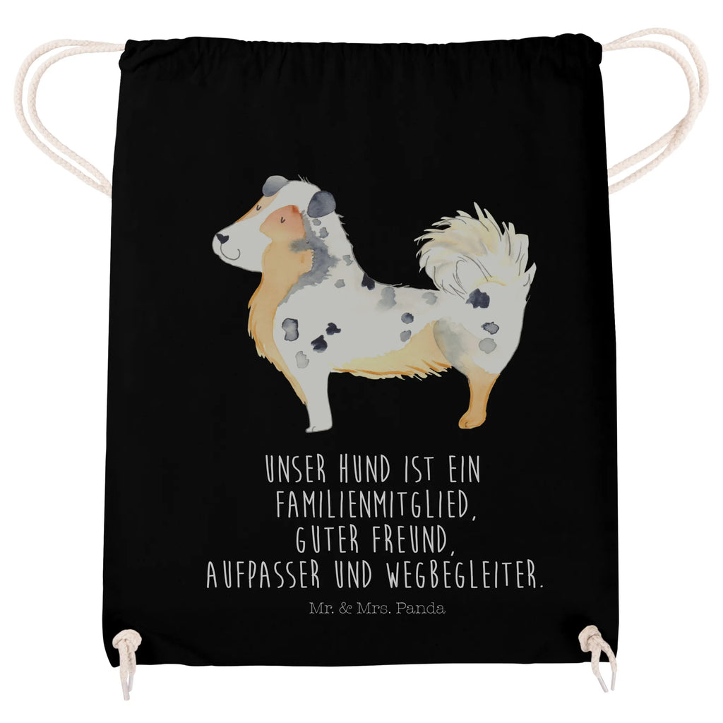 Drawstring bag Dog Australia Shepherd sports bag, gym bag, carrier bag, bag, hipster, jute bag, dog, mutt, hound, woof, dog mama, dog breed, love dogs, love for dogs, dog decorative items, bag with dog print, funny gifts for dog owners, what do you give a dog lover, Christmas gifts for dogs, gifts for dogs, dog sayings, Sayings, Family dog, Saying, Shepherd, Dog, Australia Shepherd, Dog love