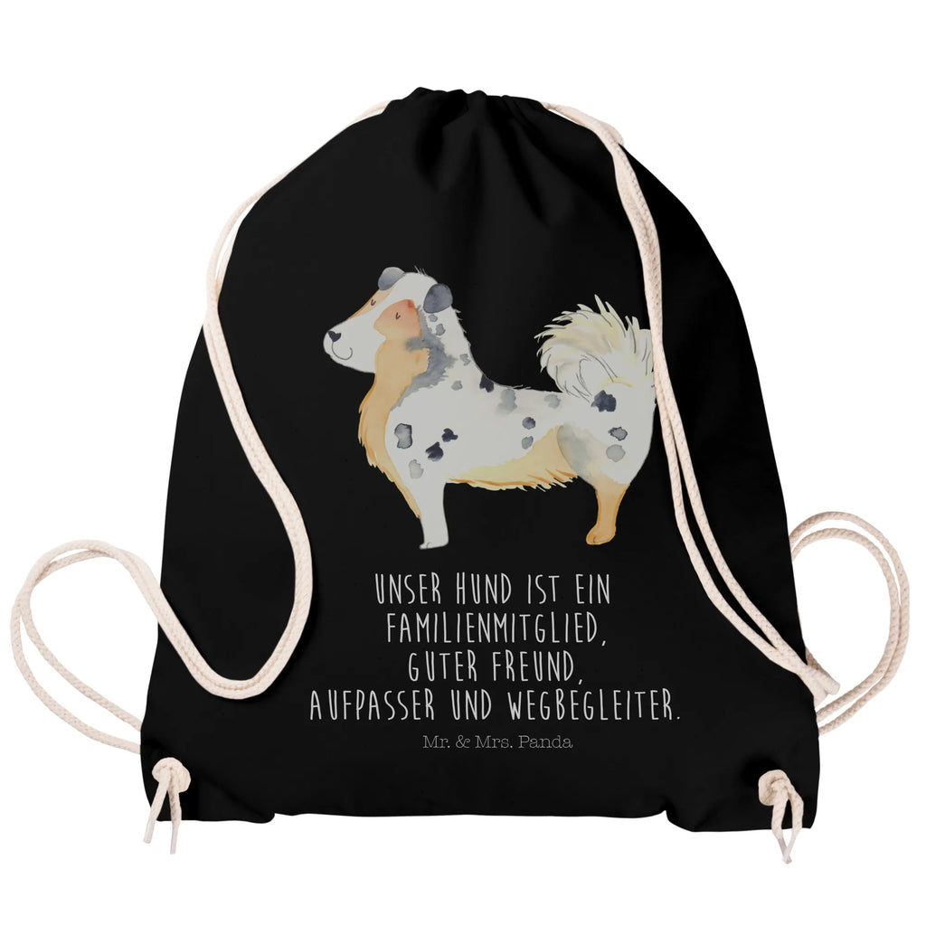 Drawstring bag Dog Australia Shepherd sports bag, gym bag, carrier bag, bag, hipster, jute bag, dog, mutt, hound, woof, dog mama, dog breed, love dogs, love for dogs, dog decorative items, bag with dog print, funny gifts for dog owners, what do you give a dog lover, Christmas gifts for dogs, gifts for dogs, dog sayings, Sayings, Family dog, Saying, Shepherd, Dog, Australia Shepherd, Dog love