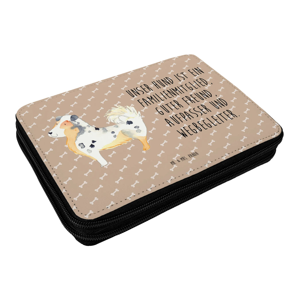 Leather folder Dog Australia Shepherd Motiv, Geschenk, Federmappe, Stiftetasche, Stifte Etui, Schüler, Schülerin, Büro Stifte Etui, Stifterolle, Kinder Federmappe, Grundschule, Schule, Bestückte Federmappe, Einschulung, Federmäppchen bedruckt, Federmappe Einschulung, Kind, Federmäppchen, Hund, Hundemotiv, Haustier, Hunderasse, Tierliebhaber, Hundebesitzer, Sprüche, Spruch, Australien Shepherd, Hundeliebe, Shepherd, Familienhund