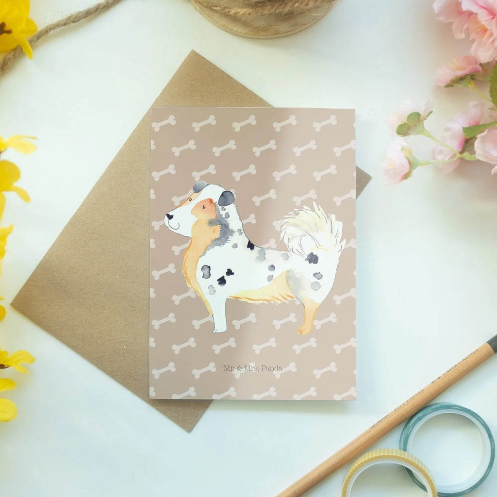 Greetings card Dog Australia Shepherd Geburtstagskarte, Grußkarte, Hochzeitskarte, Klappkarte, Ansichtskarten, Karte, Glückwunschkarte, Einladungskarte, Hund, Hundemotiv, Haustier, Hunderasse, Tierliebhaber, Hundebesitzer, Sprüche, Australien Shepherd, Familienhund, Hundeliebe, Spruch, Shepherd