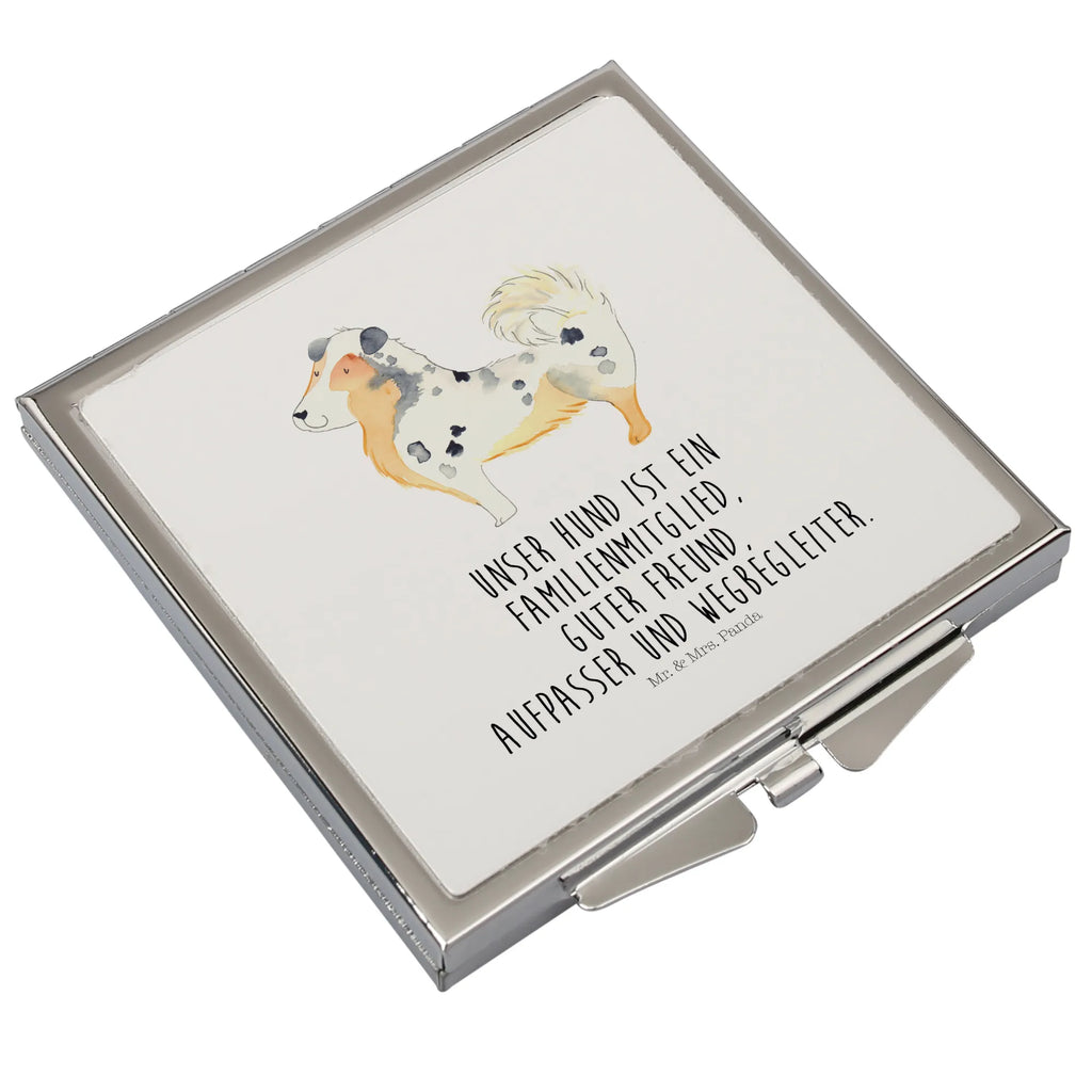 Kwadratowe lusterko do torebki Pies Owczarek australijski Mini Spiegel, Kosmetikspiegel Klein, Schminkspiegel Kompakt, Handspiegel Geschenkidee, Spiegel Für Handtasche, Reise Spiegel, Handspiegel Mit Hülle, Taschenspiegel, Deko Handspiegel, Klappbarer Handspiegel, Handspiegel Für Damen, Runder Taschenspiegel, Design Taschenspiegel, Taschen-Kosmetikspiegel, Kompaktspiegel, Klappspiegel, Handspiegel Zum Mitnehmen, Spiegel Für Schminktasche, Handtaschenspiegel, Schminkspiegel To Go, Vintage Kompaktspiegel, Quadratischer Handspiegel, Tragbarer Spiegel, Spiegel Für Unterwegs, Klappbarer Taschenspiegel, Spiegel Für Make-Up Tasche, Hund, Hundemotiv, Haustier, Hunderasse, Tierliebhaber, Hundebesitzer, Sprüche, Australien Shepherd, Hundeliebe, Familienhund, Shepherd, Spruch