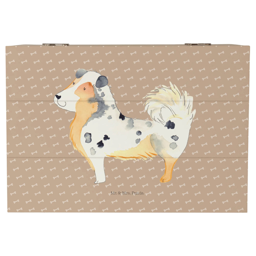 Wooden chest Dog Australia Shepherd Truhe, Holzkiste, Kiste, Erinnerungsbox, Geschenkbox, XXL, Geschenkdose, Schatzkiste, Schatulle, Erinnerungskiste, Aufbewahrungsbox, Dekokiste, Hund, Hundemotiv, Haustier, Hunderasse, Tierliebhaber, Hundebesitzer, Sprüche, Australien Shepherd, Shepherd, Hundeliebe, Familienhund, Spruch