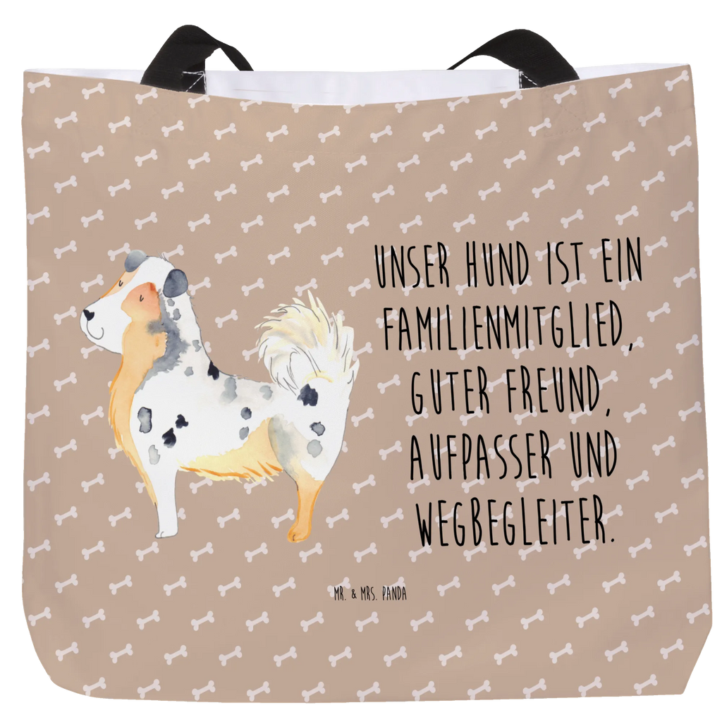 Shopper Hund Australien Shepherd Schultasche, Strandtasche, Schulbeutel, Freizeittasche, XL, Ausflug, Schultertasche, Tüte, Alltagstasche, Stofftasche, XXL Tasche, Einkaufsbeutel, Einkaufstasche, Shopper, Tragebeutel, Beutel, Sprüche, Hund, Hundebesitzer, Hunderasse, Haustier, Tierliebhaber, Hundemotiv, Australien Shepherd, Hundeliebe, Familienhund, Shepherd, Spruch