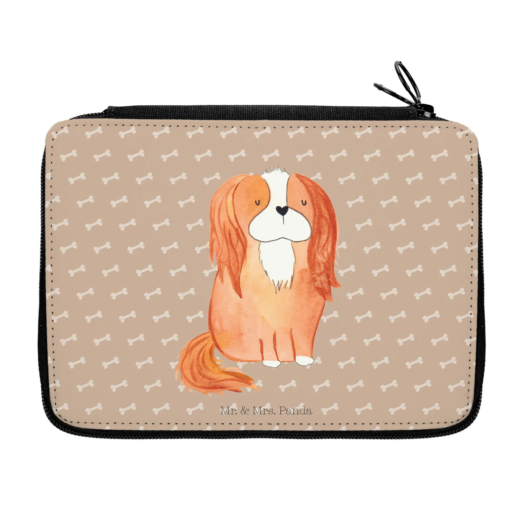 Leather folder Dog Cavalier King Charles Spaniel pencil case, gift, enrolment, motif, pen roll, pupil, primary school, school, child, pencil bag, dog, mutt, hound, woof, dog mama, dog breed, love dogs, love for dogs, dog decorative items, bag with dog print, funny gifts for dog owners, what do you give a dog lover, Christmas gifts for dogs, gifts for dogs, dog sayings, Sayings, Spaniel, most beautiful dog, Dog, Cocker Spaniel, Cavalier King Charles Spaniel