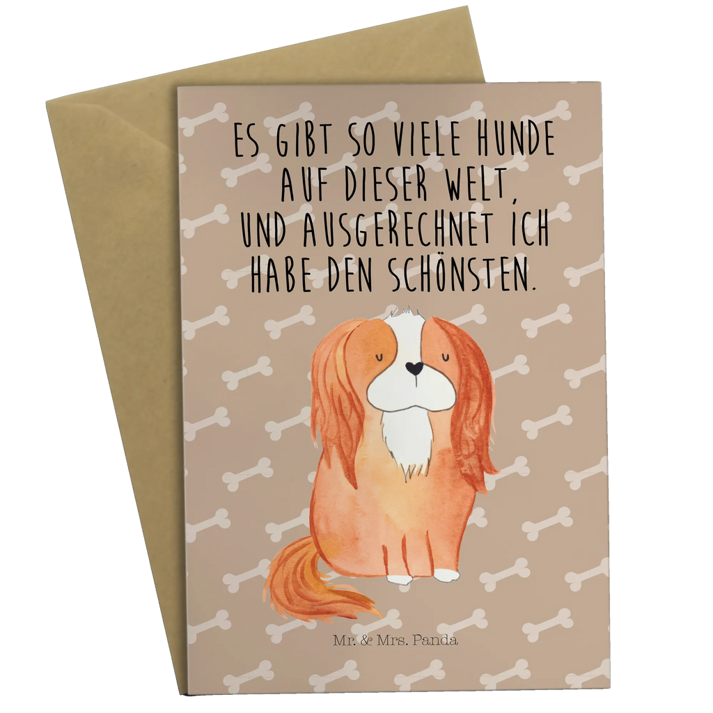 Greetings card Dog Cavalier King Charles Spaniel Glückwunschkarte, weihnachtskarten, babykarte, Grußkarten, dankeskarten, jubiläumskarte, glückwunschkarten, Motivkarte, Grußkarte, kommunionskarte, spruchkarte, osterkarten, einladungskarten, firmungskarte, hochzeitskarten, valentinstagskarte, neujahrskarte, osterkarte, vatertagskarte, Klappkarte, abiturkarte, genesungskarte, Beileidskarte, Hunderasse, Hundebesitzer, Sprüche, Hundemotiv, Haustier, Tierliebhaber, Hund, Cavalier King Charles Spaniel, Schönster Hund, Cockerspaniel, Spaniel, Spruch