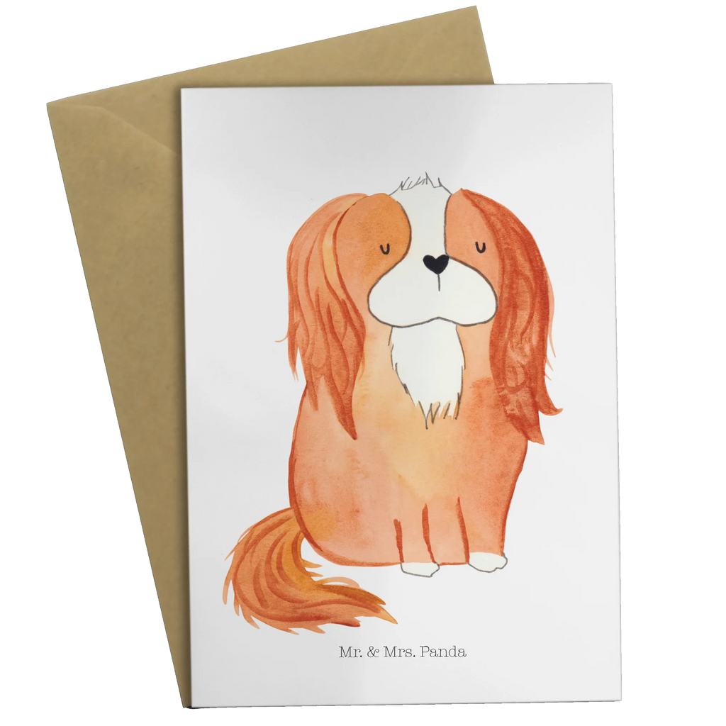 Greetings card Dog Cavalier King Charles Spaniel Glückwunschkarte, weihnachtskarten, babykarte, Grußkarten, dankeskarten, jubiläumskarte, glückwunschkarten, Motivkarte, Grußkarte, kommunionskarte, spruchkarte, osterkarten, einladungskarten, firmungskarte, hochzeitskarten, valentinstagskarte, neujahrskarte, osterkarte, vatertagskarte, Klappkarte, abiturkarte, genesungskarte, Beileidskarte, Hunderasse, Hundebesitzer, Sprüche, Hundemotiv, Haustier, Tierliebhaber, Hund, Cavalier King Charles Spaniel, Schönster Hund, Cockerspaniel, Spaniel, Spruch
