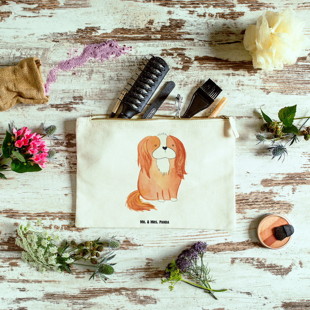 Make-up bag Dog Cavalier King Charles Spaniel beauty tasche, pinsel tasche, Waschtasche, toiletry bag, Etui, Kosmetikbeutel, aufbewahrungstasche, Federmappe, utensilientasche, Schminktäschchen, Kulturbeutel, Schminktasche, kosmetiktäschchen, Kulturtasche, aufbewahrungsbeutel, Waschbeutel, Schminkbeutel, Mäppchen, Kosmetiktasche, pencil case, beauty case, Schlampermäppchen, Stiftemäppchen, Sprüche, Hunderasse, Tierliebhaber, Haustier, Hundemotiv, Hund, Hundebesitzer, Spaniel, Spruch, Schönster Hund, Cockerspaniel, Cavalier King Charles Spaniel