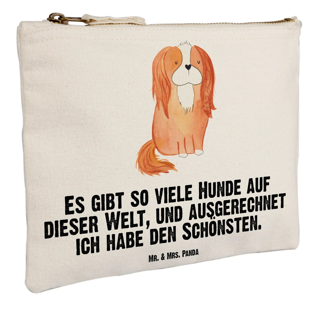 Make-up bag Dog Cavalier King Charles Spaniel beauty tasche, pinsel tasche, Waschtasche, toiletry bag, Etui, Kosmetikbeutel, aufbewahrungstasche, Federmappe, utensilientasche, Schminktäschchen, Kulturbeutel, Schminktasche, kosmetiktäschchen, Kulturtasche, aufbewahrungsbeutel, Waschbeutel, Schminkbeutel, Mäppchen, Kosmetiktasche, pencil case, beauty case, Schlampermäppchen, Stiftemäppchen, Sprüche, Hunderasse, Tierliebhaber, Haustier, Hundemotiv, Hund, Hundebesitzer, Spaniel, Spruch, Schönster Hund, Cockerspaniel, Cavalier King Charles Spaniel