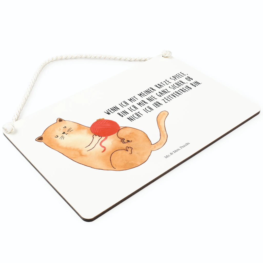 Decorative sign Cat Wool cat, tomcat, kitty, meow, kitten, housecat, mama cat, love cats, cat image, cat fan, cat lover, cat fancier, cat decoration, gift for cat lover, cat owner, funny cats, cat sayings, cat motto, funny cat gifts, fan merchandise, cat stuff, animal lover, ball of wool, play, wool, playful, pussy, pet, cats, Cats
