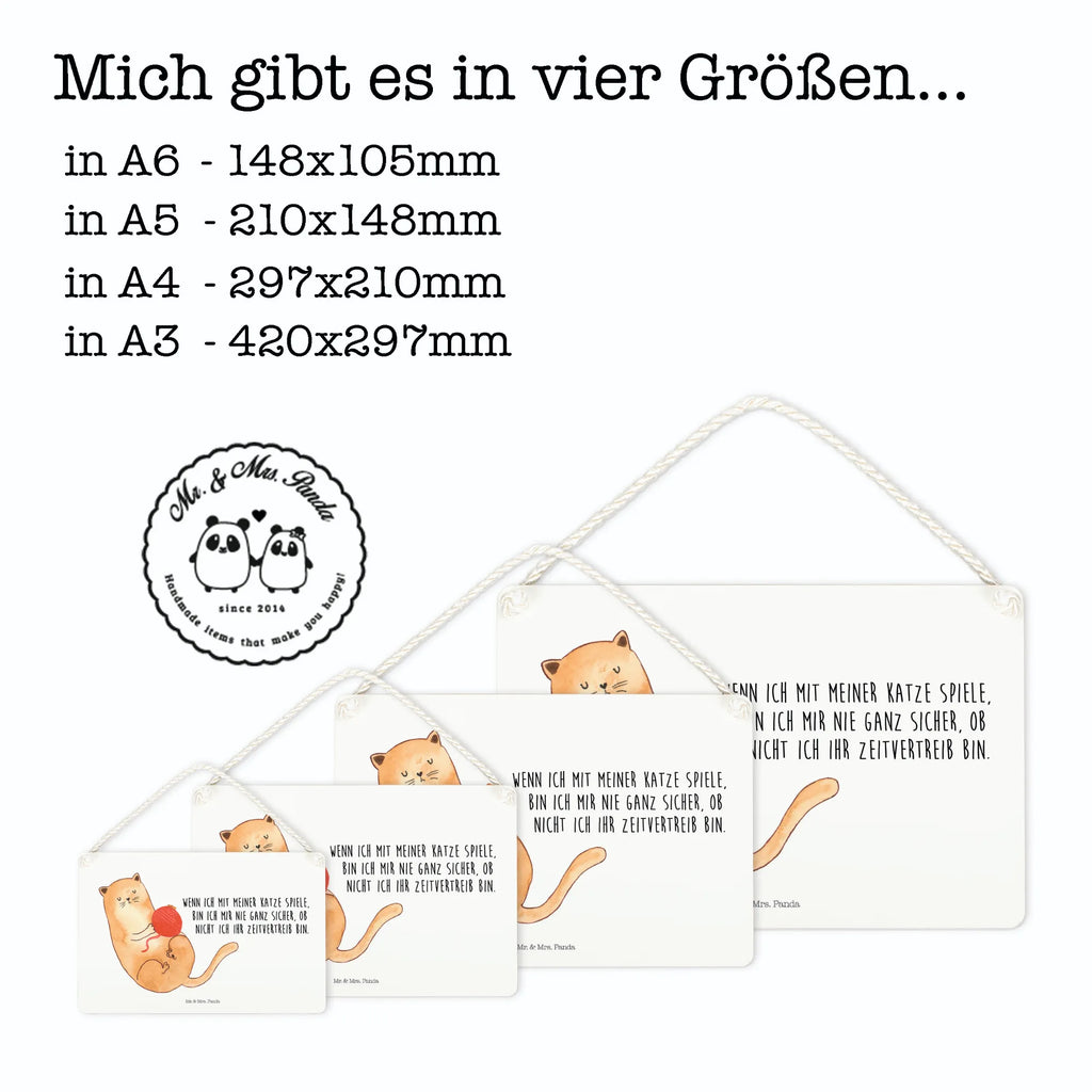 Decorative sign Cat Wool cat, tomcat, kitty, meow, kitten, housecat, mama cat, love cats, cat image, cat fan, cat lover, cat fancier, cat decoration, gift for cat lover, cat owner, funny cats, cat sayings, cat motto, funny cat gifts, fan merchandise, cat stuff, animal lover, ball of wool, play, wool, playful, pussy, pet, cats, Cats