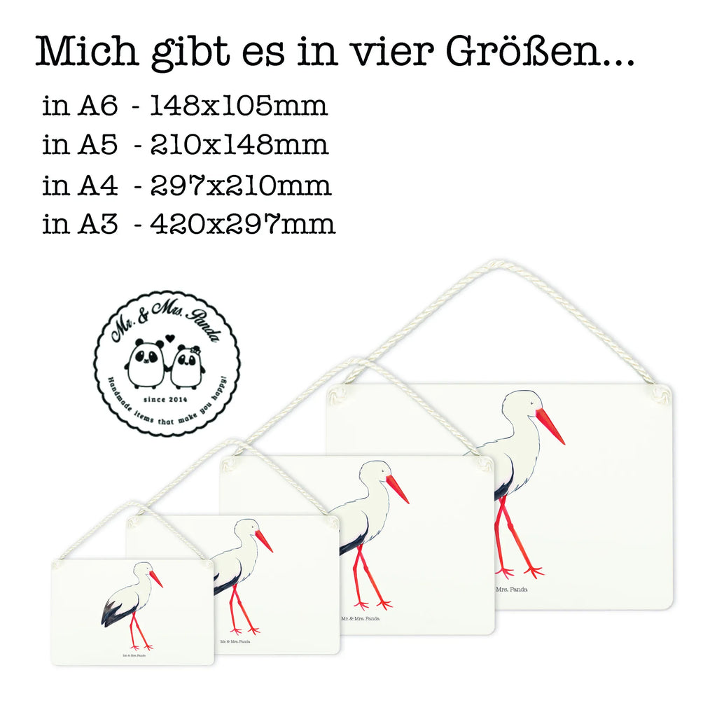 Decorative sign Stork Spruchschild, Dekoschild, Deko Schild, sprüche schild, dekoschilder, Wandschild, wandhänger, hängeschild, Motivschild, Schild mit Spruch, Türschild, Türschild Familie, Holzschild, Küchenschild, dekotafel, Schild, wandtafel, Deko Wandtafel, dekoration schild, holzbild, Holztafel, Badschild, Tiere, Gute Laune, Tiermotive, Lustige Sprüche, Storch, Mütter, Mutter Werden, Geburt, Baby, Störche, Schwangerschaft, Schwanger, Babybauch, Mutter