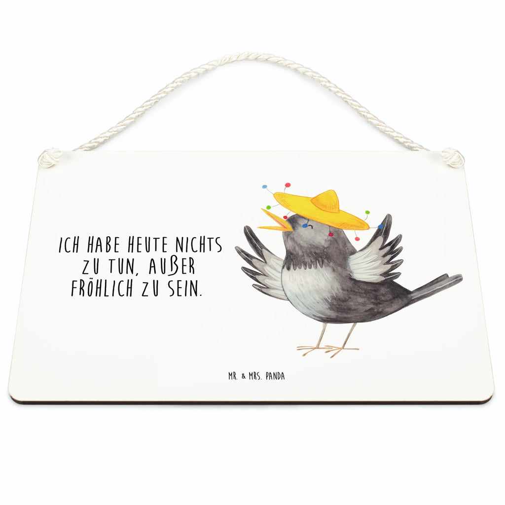 Dekoracyjny znak kruk Sombrero Deko Wandtafel, Badschild, Dekoschild, dekoration schild, Schild, hängeschild, dekotafel, Holzschild, Küchenschild, holzbild, wandhänger, Türschild, Türschild Familie, Holztafel, Wandschild, Schild mit Spruch, Spruchschild, dekoschilder, sprüche schild, Motivschild, Deko Schild, wandtafel, Lustige Sprüche, Tiere, Tiermotive, Gute Laune, Glück Spruch, Froh, glücklich sein, Fröhlich sein, Spruch Positiv, Motivation, Elster, Vögel, Rabe, Vogel