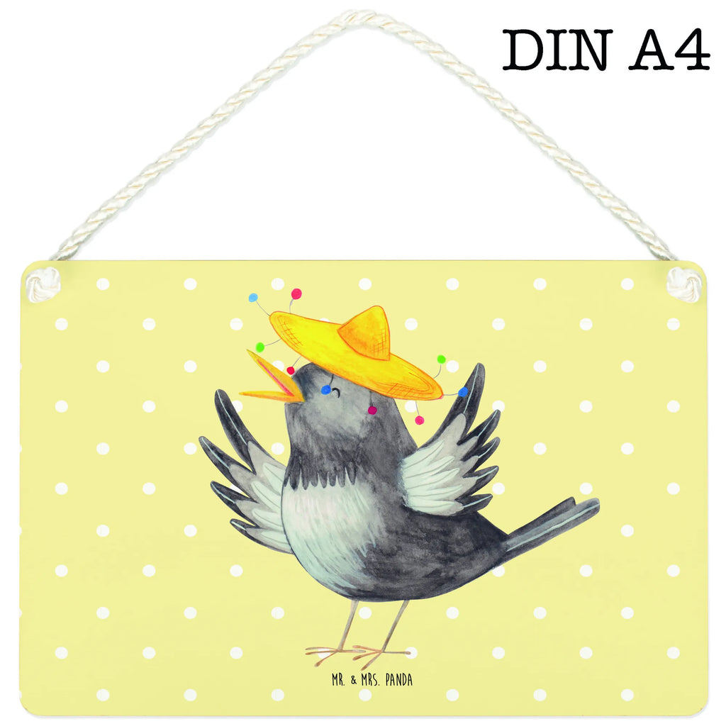 Dekoracyjny znak kruk Sombrero Deko Wandtafel, Badschild, Dekoschild, dekoration schild, Schild, hängeschild, dekotafel, Holzschild, Küchenschild, holzbild, wandhänger, Türschild, Türschild Familie, Holztafel, Wandschild, Schild mit Spruch, Spruchschild, dekoschilder, sprüche schild, Motivschild, Deko Schild, wandtafel, Lustige Sprüche, Tiere, Tiermotive, Gute Laune, Glück Spruch, Froh, glücklich sein, Fröhlich sein, Spruch Positiv, Motivation, Elster, Vögel, Rabe, Vogel