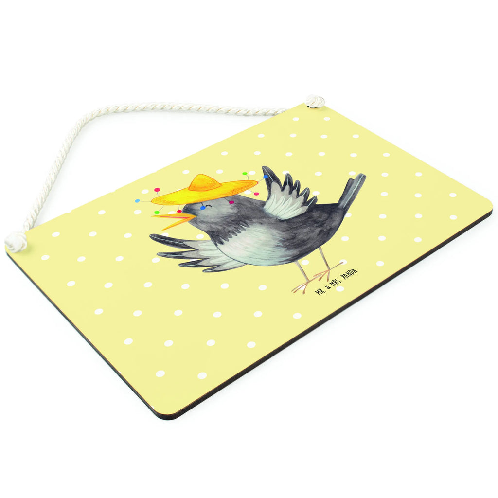 Dekoracyjny znak kruk Sombrero Deko Wandtafel, Badschild, Dekoschild, dekoration schild, Schild, hängeschild, dekotafel, Holzschild, Küchenschild, holzbild, wandhänger, Türschild, Türschild Familie, Holztafel, Wandschild, Schild mit Spruch, Spruchschild, dekoschilder, sprüche schild, Motivschild, Deko Schild, wandtafel, Lustige Sprüche, Tiere, Tiermotive, Gute Laune, Glück Spruch, Froh, glücklich sein, Fröhlich sein, Spruch Positiv, Motivation, Elster, Vögel, Rabe, Vogel