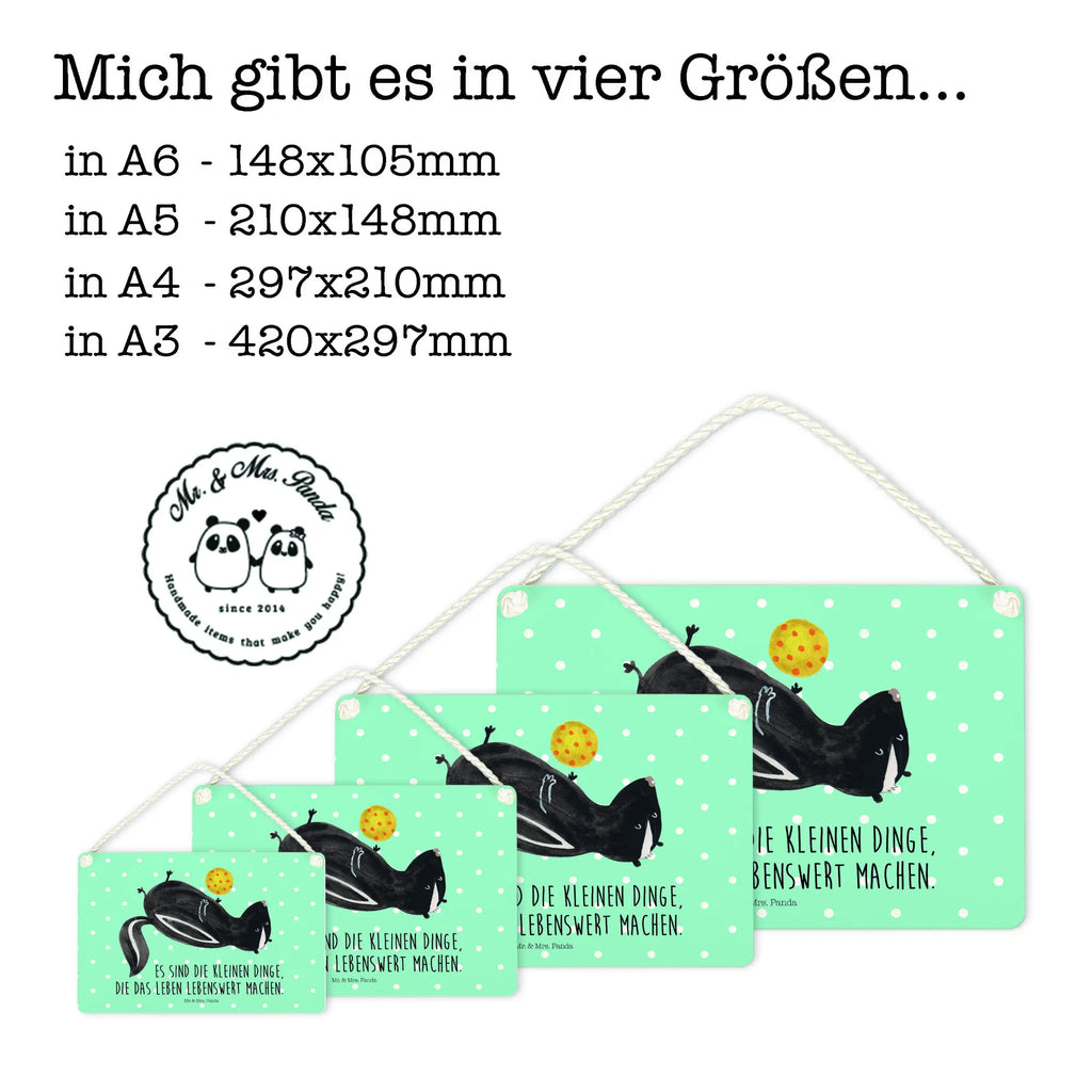 Dekoracyjny znak skunks piłka Schild, hängeschild, Badschild, wandtafel, Dekoschild, Küchenschild, Türschild Familie, dekoschilder, Holzschild, sprüche schild, Schild mit Spruch, Motivschild, dekoration schild, holzbild, Deko Schild, dekotafel, wandhänger, Deko Wandtafel, Spruchschild, Türschild, Wandschild, Holztafel, Skunk, Stinktier, Stinker, Wildtier, Verspielt, Stinki, Raubtier, Weisheit