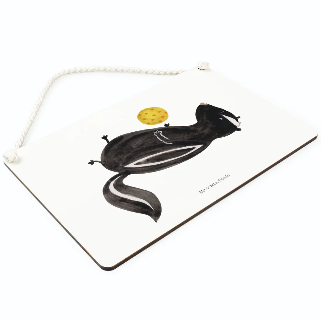 Dekoracyjny znak skunks piłka Schild, hängeschild, Badschild, wandtafel, Dekoschild, Küchenschild, Türschild Familie, dekoschilder, Holzschild, sprüche schild, Schild mit Spruch, Motivschild, dekoration schild, holzbild, Deko Schild, dekotafel, wandhänger, Deko Wandtafel, Spruchschild, Türschild, Wandschild, Holztafel, Skunk, Stinktier, Stinker, Wildtier, Verspielt, Stinki, Raubtier, Weisheit