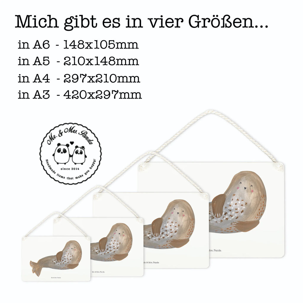 Decorative sign seal Laugh dekotafel, wandtafel, Wandschild, Motivschild, Badschild, dekoration schild, dekoschilder, Schild mit Spruch, sprüche schild, Türschild Familie, Spruchschild, Holzschild, Küchenschild, holzbild, Türschild, Holztafel, Dekoschild, wandhänger, hängeschild, Deko Schild, Deko Wandtafel, Schild, Lustige Sprüche, Tiermotive, Gute Laune, Tiere, Seehund, Robbe, Meerestier, Robben, Strand, Ostsee, Nordsee