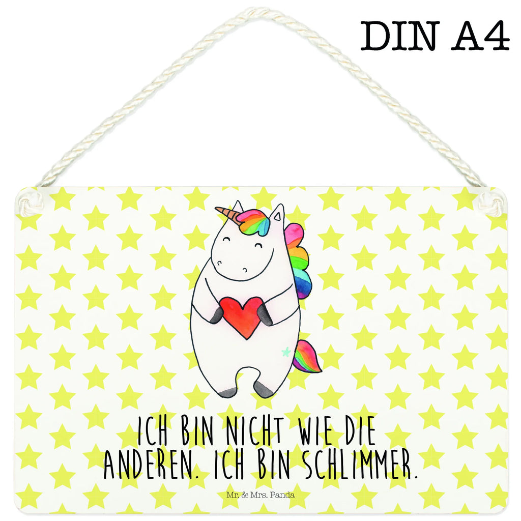 Deko Schild Einhorn Herz wandhänger, Wandschild, dekotafel, wandtafel, holzbild, Dekoschild, Türschild, Deko Wandtafel, hängeschild, Holzschild, dekoration schild, Schild mit Spruch, dekoschilder, Holztafel, sprüche schild, Schild, Deko Schild, Spruchschild, Badschild, Türschild Familie, Küchenschild, Motivschild, Einhorn Deko, Einhorn, Unicorn, Einhörner, Bunt, Anders, böse, Witzig, Lustig, Schlimm, Freundin, Herz