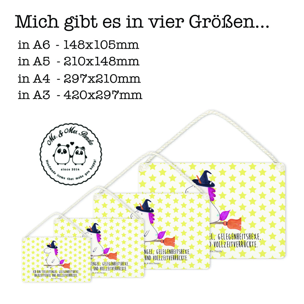 Decorative sign unicorn Witch hängeschild, Deko Schild, Spruchschild, dekoration schild, Schild, wandtafel, sprüche schild, Dekoschild, dekotafel, Türschild Familie, wandhänger, Wandschild, Türschild, Küchenschild, Motivschild, Holzschild, dekoschilder, Schild mit Spruch, Badschild, Deko Wandtafel, Holztafel, holzbild, Unicorn, Einhorn, Einhörner, Einhorn Deko, Ehefrau, Frau, Zicke, Freundin, Verrückte, Teufel, Hexe, Leben, Engel