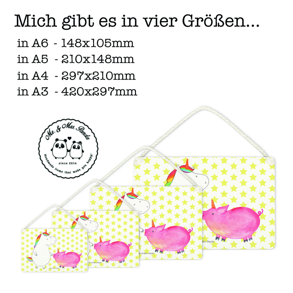 Decorative sign unicorn Pig unicorn, unicorns, Friendship, Unicorn, Pig, funny, girlfriend present, Pighorn, piggycorn, girlfriend gift, piggy, Pigcorn