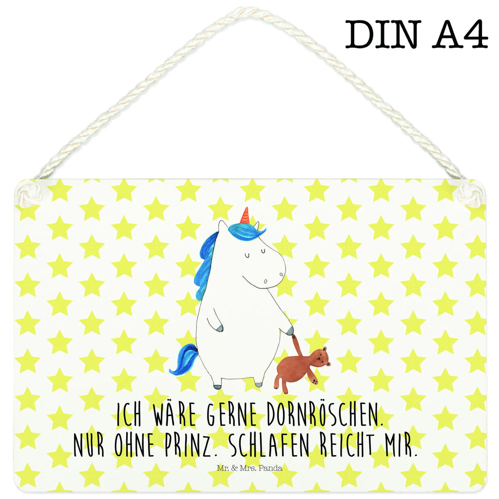 Decorative sign unicorn teddy unicorn, unicorns, single life, bed, dreaming, child gift, Unicorn, sweet, single, child present, sleep, girlfriend, good night
