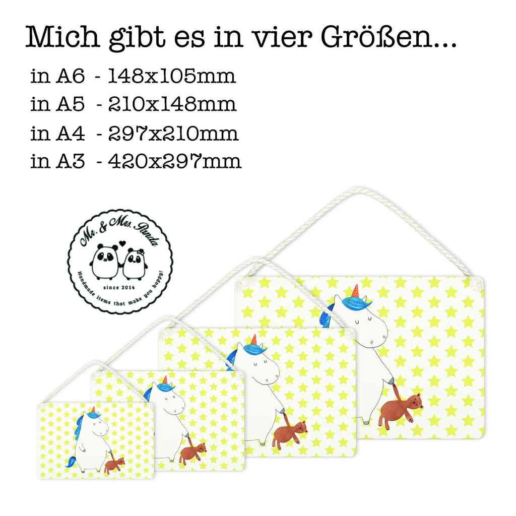 Decorative sign unicorn teddy unicorn, unicorns, single life, bed, dreaming, child gift, Unicorn, sweet, single, child present, sleep, girlfriend, good night