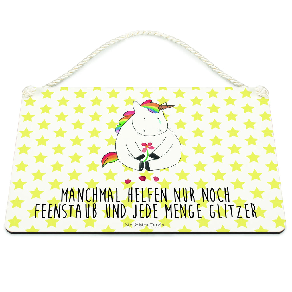 Dekoracyjny znak Jednorożec Smutny Jednorożec, jednorożce, dekoracje jednorożca, jednorożec