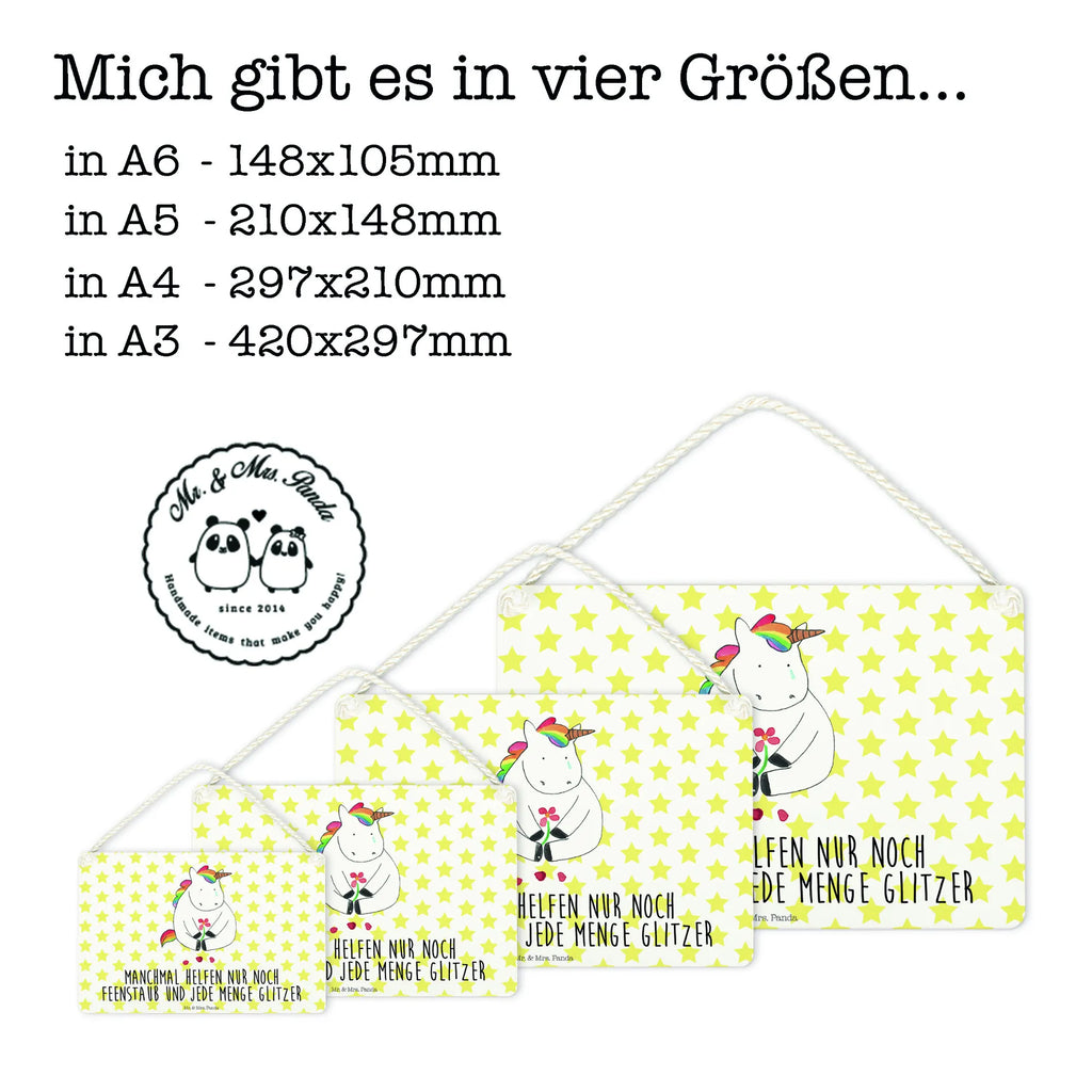 Dekoracyjny znak Jednorożec Smutny Jednorożec, jednorożce, dekoracje jednorożca, jednorożec
