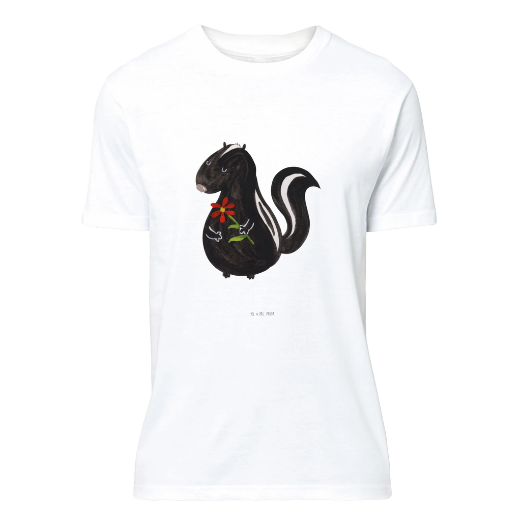 T-Shirt Standard Stinktier Blume Jubiläum, Lustiges T-Shirt, Tshirt, Junggesellenabschied, T-Shirt mit Spruch, Herrn, Schlafshirt, Geburstag, Nachthemd, Damen, T-Shirt, Shirt, Stinktier, Skunk, Raubtier, Träume, Stinker, Stinki, Verträumt, Tagträumer, Dreams, Wildtier
