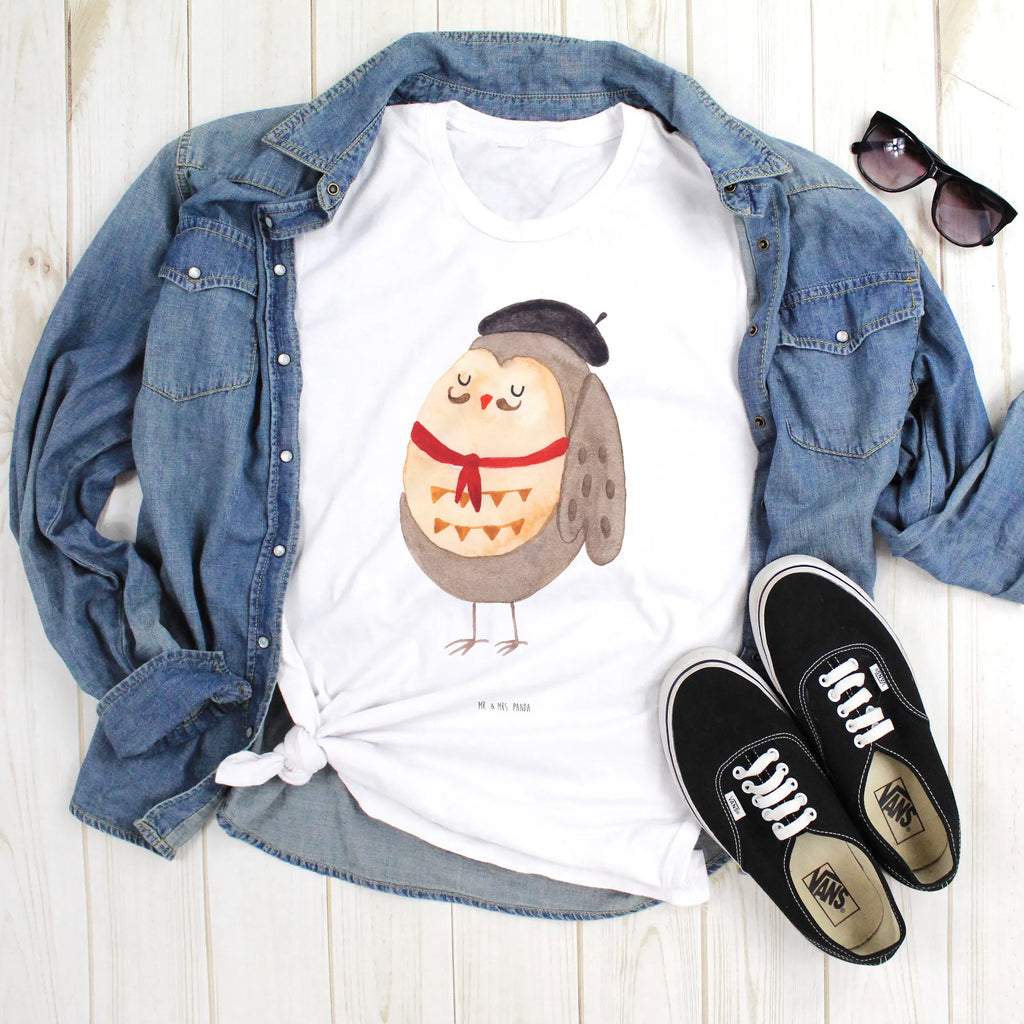 T-Shirt Standard Eule Frankreich Jubiläum, Tshirt, T-Shirt, Herrn, Lustiges T-Shirt, T-Shirt mit Spruch, Schlafshirt, Nachthemd, Geburstag, Damen, Shirt, Junggesellenabschied, Eule, La Vie Est Belle, Hibou, Eulen, Eule Deko, Spruch Französisch, Das Leben Ist schön, Spruch schön, Owl, Frankreich