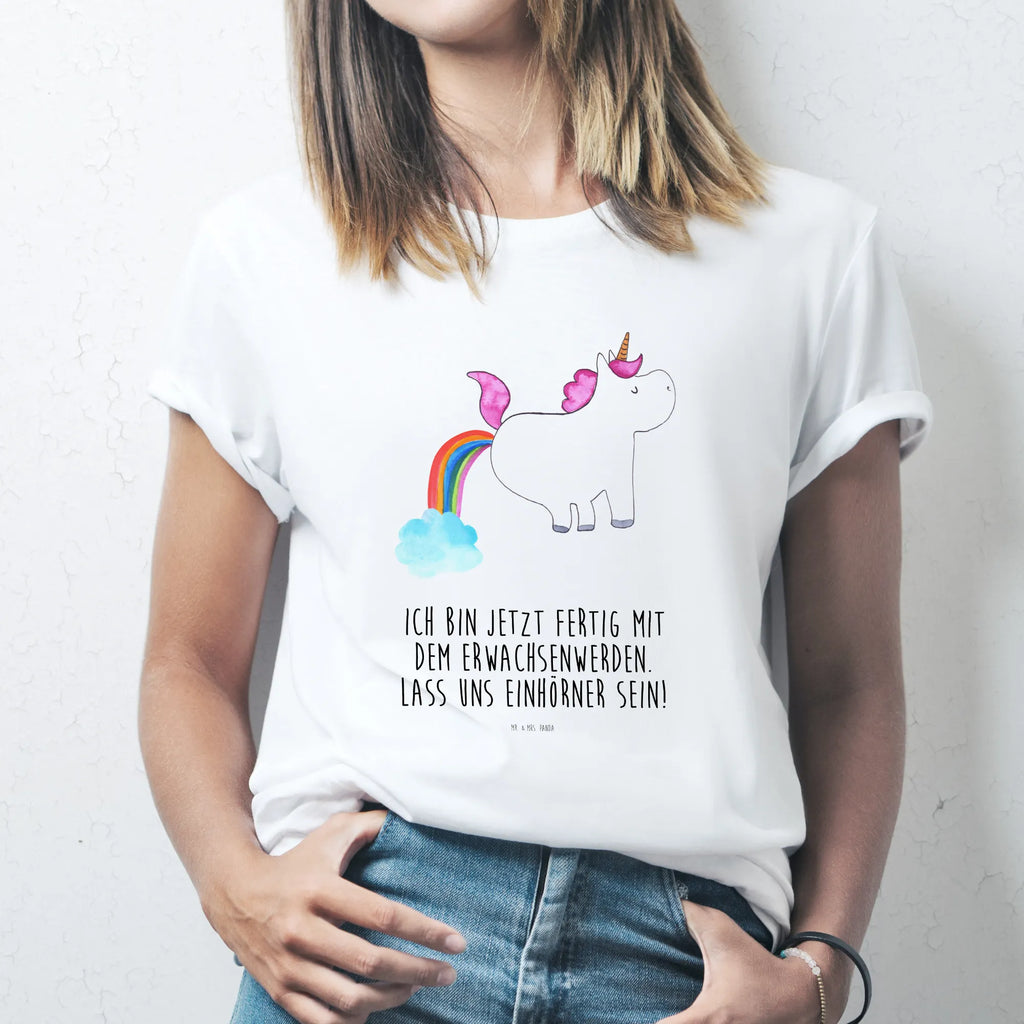 T-Shirt Standard Einhorn Pupsen Damen, Tshirt, Junggesellenabschied, Schlafshirt, Herrn, T-Shirt, Lustiges T-Shirt, Shirt, Nachthemd, Jubiläum, T-Shirt mit Spruch, Geburstag, Einhorn, Unicorn, Einhorn Deko, Einhörner, Lustig, Glitzer, Einhornpower, Pups, Regenbogen, Freundin, Spaß, Erwachsenwerden