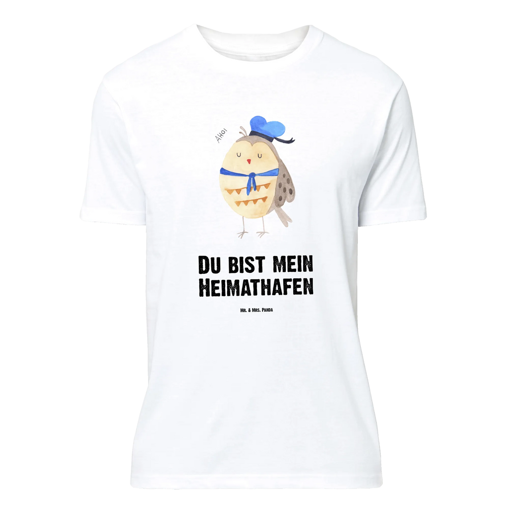 T-Shirt Standard Eule Matrose Nachthemd, Junggesellenabschied, T-Shirt mit Spruch, Herrn, Jubiläum, T-Shirt, Schlafshirt, Lustiges T-Shirt, Shirt, Damen, Geburstag, Tshirt, Eule, Wortspiel Lustig, Owl, Seefahrer, Freundin, Matrose, Eule Spruch, Hochzeitstag Geschenk, Eule Deko, Heimathafen, Ehe