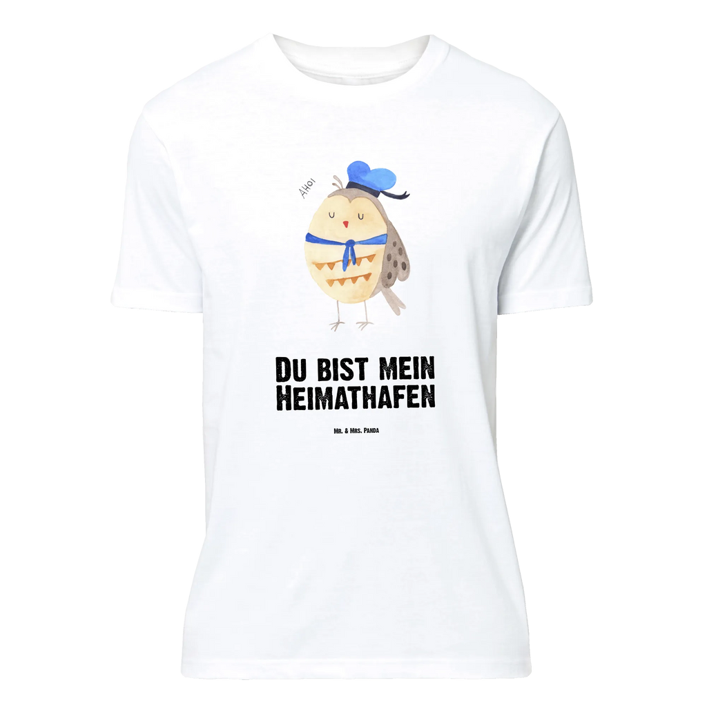 T-Shirt Standard Eule Matrose Nachthemd, Junggesellenabschied, T-Shirt mit Spruch, Herrn, Jubiläum, T-Shirt, Schlafshirt, Lustiges T-Shirt, Shirt, Damen, Geburstag, Tshirt, Eule, Wortspiel Lustig, Owl, Seefahrer, Freundin, Matrose, Eule Spruch, Hochzeitstag Geschenk, Eule Deko, Heimathafen, Ehe