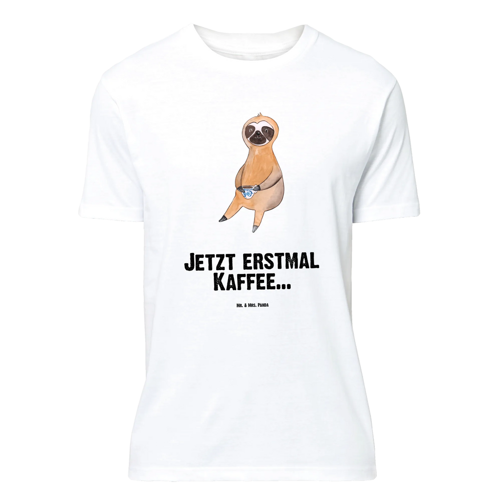 T-Shirt Standard Faultier Kaffee Herrn, T-Shirt, T-Shirt mit Spruch, Tshirt, Schlafshirt, Damen, Lustiges T-Shirt, Nachthemd, Junggesellenabschied, Geburstag, Shirt, Jubiläum, Faultier Geschenk, Faultier Deko, Faultier, Erster Kaffee, Faultiere, Coffee, Genießer, Kaffeegetränk, Kaffeetasse, Kaffee, Morgenmuffel, faul, Lieblingstier, Frühaufsteher