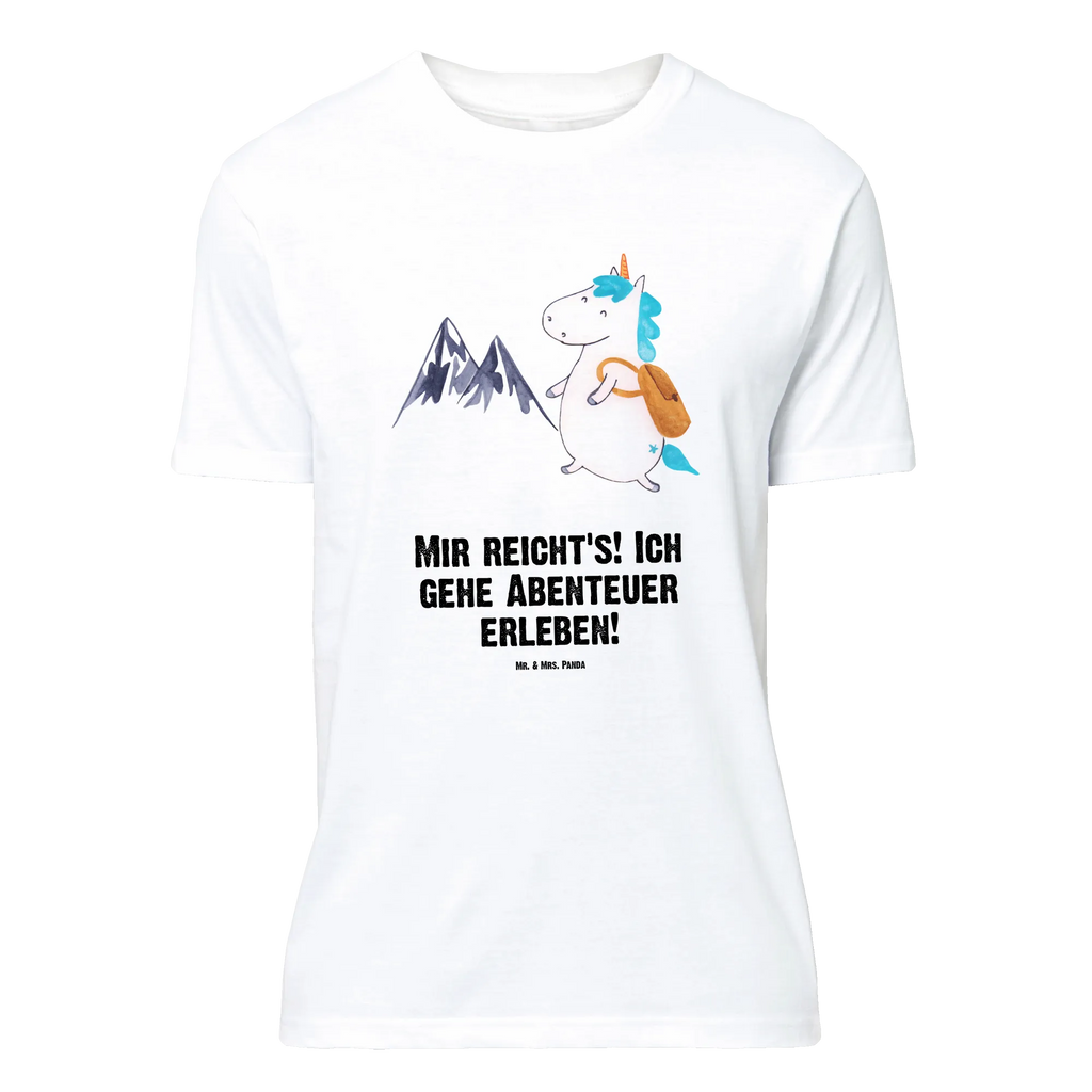 T-Shirt Standard Einhorn Bergsteiger Geburstag, Jubiläum, Schlafshirt, T-Shirt, Damen, Nachthemd, T-Shirt mit Spruch, Herrn, Junggesellenabschied, Tshirt, Lustiges T-Shirt, Shirt, Einhörner, Einhorn, Unicorn, Einhorn Deko, Berge, Weltenbummler, Weltreise, Urlaub, Entdecker, Abenteurer, Bergsteiger, Abenteuer, Reisen