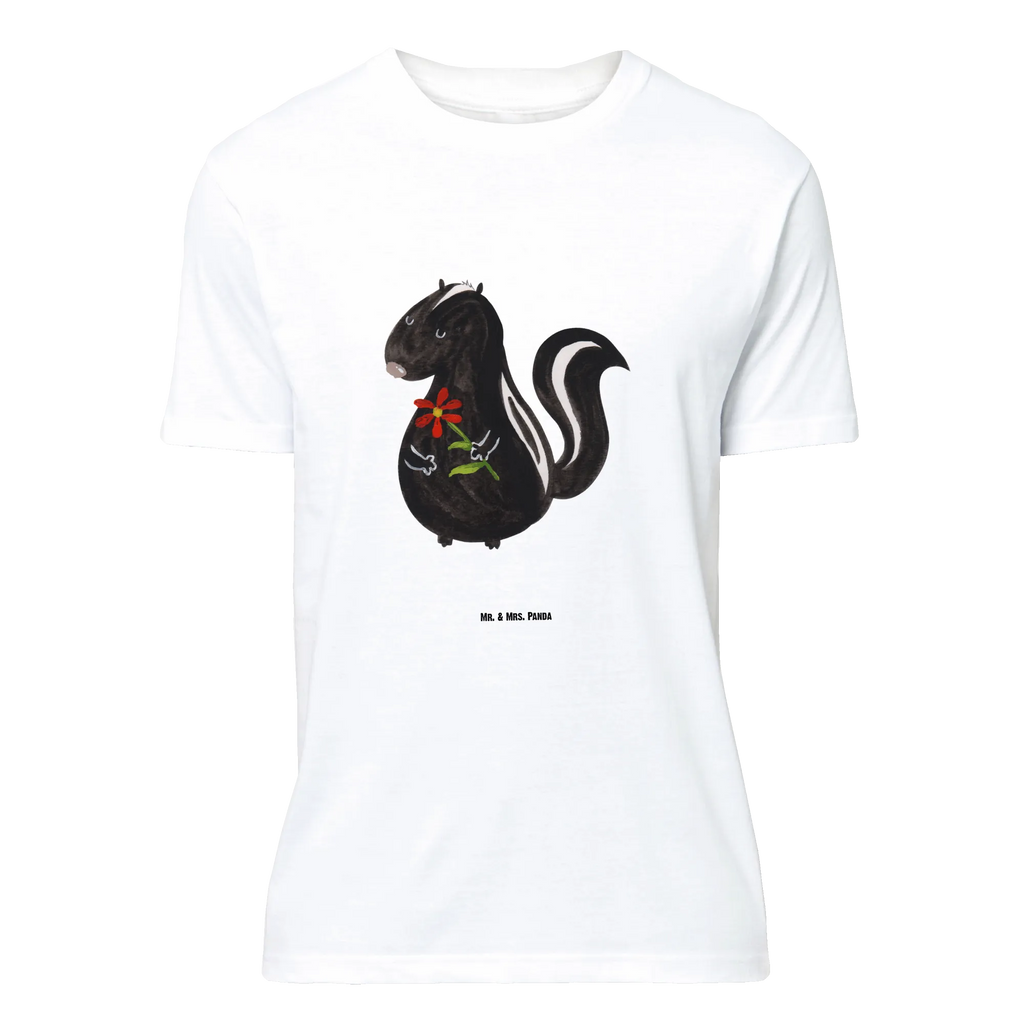 T-Shirt Standard Stinktier Blume Jubiläum, Lustiges T-Shirt, Tshirt, Junggesellenabschied, T-Shirt mit Spruch, Herrn, Schlafshirt, Geburstag, Nachthemd, Damen, T-Shirt, Shirt, Stinktier, Skunk, Raubtier, Träume, Stinker, Stinki, Verträumt, Tagträumer, Dreams, Wildtier