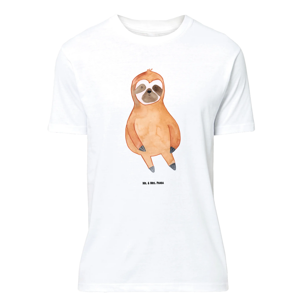 T-Shirt Standard Faultier Zufrieden Junggesellenabschied, Jubiläum, Lustiges T-Shirt, Herrn, Tshirt, T-Shirt mit Spruch, Nachthemd, T-Shirt, Damen, Geburstag, Schlafshirt, Shirt, Faultier Geschenk, Faultier Deko, Faultier, Faultiere, Zufrieden, Lieblingstier, Ruhe, Zufriedenheit, Glück, Pause, Gelassenheit, glücklich, Happy, Frieden, faul, Relaxen