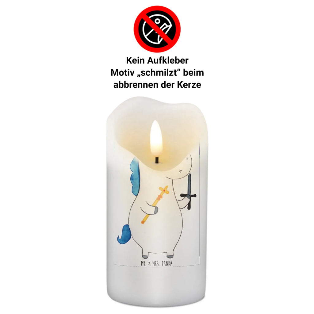 Candle unicorn king with sword Kerze, Taufkerze, Kommunionskerze, Geburtstagskerze, Geschenk Kerze, Taufgeschenk Kerze, Kerze mit Druck, Besondere Kerze, Geschenkidee Kerze, Kerze für Kommunion, Geburtstag Kerze, Kommunion Kerze, Einhorn, Einhörner, Einhorn Deko, Unicorn, König, Ritter, Mittelalter