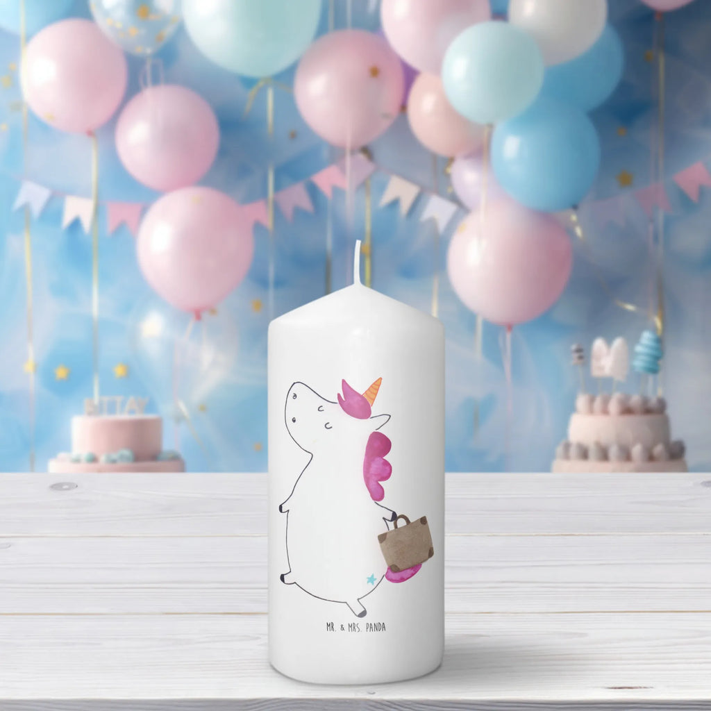 Candle unicorn Suitcase Kerze, Taufkerze, Kommunionskerze, Geburtstagskerze, Geschenk Kerze, Taufgeschenk Kerze, Kerze mit Druck, Besondere Kerze, Geschenkidee Kerze, Kerze für Kommunion, Geburtstag Kerze, Kommunion Kerze, Einhorn, Einhörner, Einhorn Deko, Unicorn, unicorn, Koffer, Verreisen, Reise, Gepäck, Abenteuer, Erwachsen, Kind, albern, Spaß, lustig, witzig