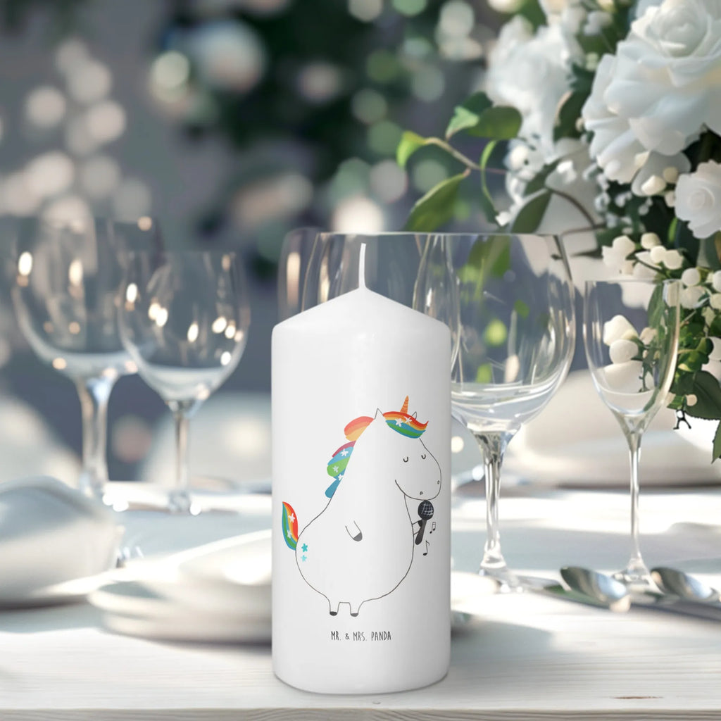 Kerze Einhorn Sänger Kerze, Taufkerze, Kommunionskerze, Geburtstagskerze, Geschenk Kerze, Taufgeschenk Kerze, Kerze mit Druck, Besondere Kerze, Geschenkidee Kerze, Kerze für Kommunion, Geburtstag Kerze, Kommunion Kerze, Einhorn, Einhörner, Einhorn Deko, Unicorn, Glitzer, Konfetti, Party, Geburtstag, Feier, Fest, Disco, Sängerin, Sänger, Freundin