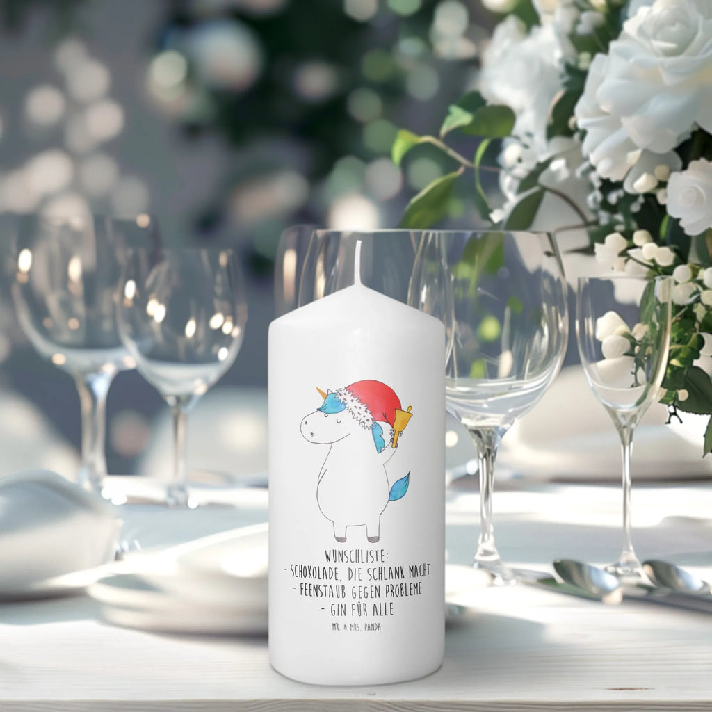 Kerze Einhorn Weihnachtsmann Kerze, Taufkerze, Kommunionskerze, Geburtstagskerze, Geschenk Kerze, Taufgeschenk Kerze, Kerze mit Druck, Besondere Kerze, Geschenkidee Kerze, Kerze für Kommunion, Geburtstag Kerze, Kommunion Kerze, Einhorn, Einhörner, Einhorn Deko, Unicorn, Gin, Schokolade, Schoki, Weihnachten, Weihnachtsmann, Nikolaus, Wunschzettel, Wunschliste, Feenstaub