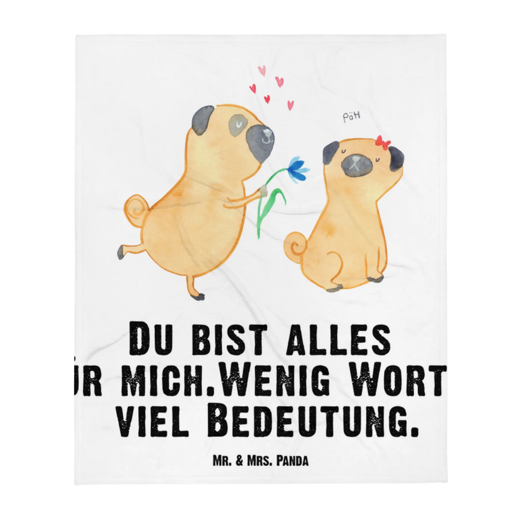 Kocyk dla niemowląt mops Zakochani Babygeschenk, Geschenk Geburt, Babydecke, Babyecke Kuscheldecke, Krabbeldecke, Hund, Hundemotiv, Haustier, Hunderasse, Tierliebhaber, Hundebesitzer, Sprüche, Liebesspruch. Verlobt, Liebe, Hundeliebe, verliebt, Mops, Möpse, Geschenk Freund, Partner