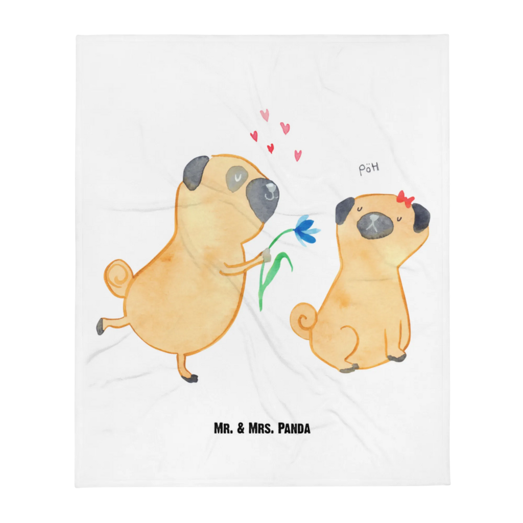 Kocyk dla niemowląt mops Zakochani Babygeschenk, Geschenk Geburt, Babydecke, Babyecke Kuscheldecke, Krabbeldecke, Hund, Hundemotiv, Haustier, Hunderasse, Tierliebhaber, Hundebesitzer, Sprüche, Liebesspruch. Verlobt, Liebe, Hundeliebe, verliebt, Mops, Möpse, Geschenk Freund, Partner