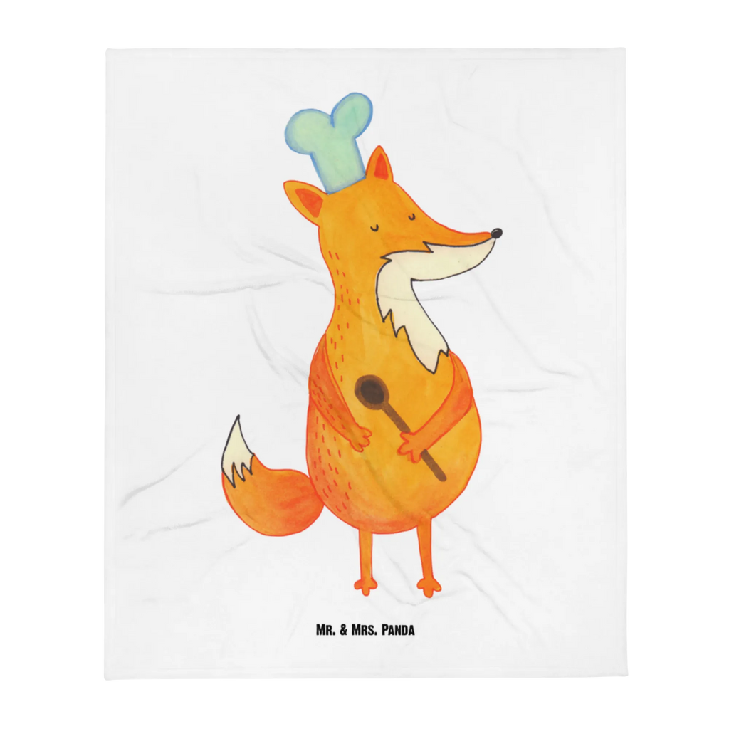 Baby blanket Fox A cook fox, foxes, forest wildlife, clever as a fox, animal lover, Fox, Party slogan, Kitchen decoration, Chefs, Baker, funny, Slogan funny, Kitchen slogan, Cook gift