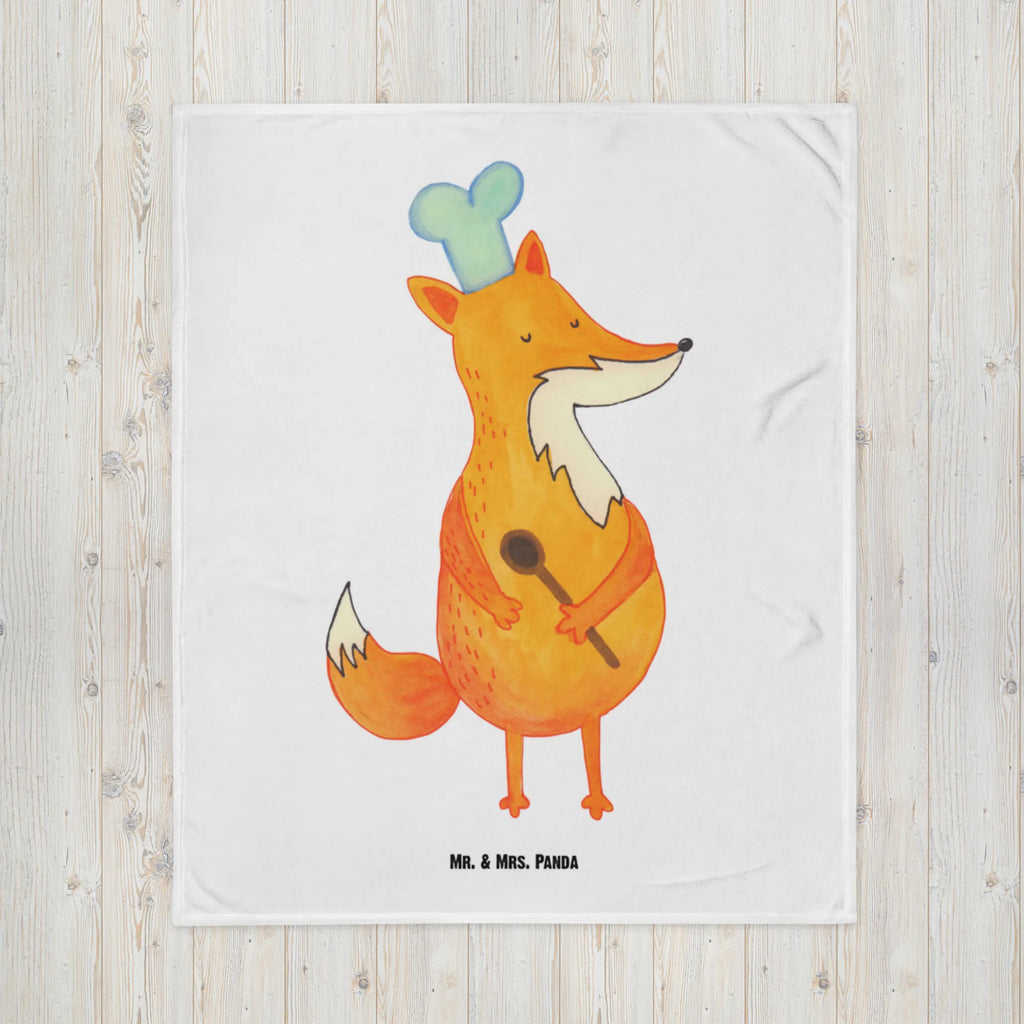 Baby blanket Fox A cook fox, foxes, forest wildlife, clever as a fox, animal lover, Fox, Party slogan, Kitchen decoration, Chefs, Baker, funny, Slogan funny, Kitchen slogan, Cook gift