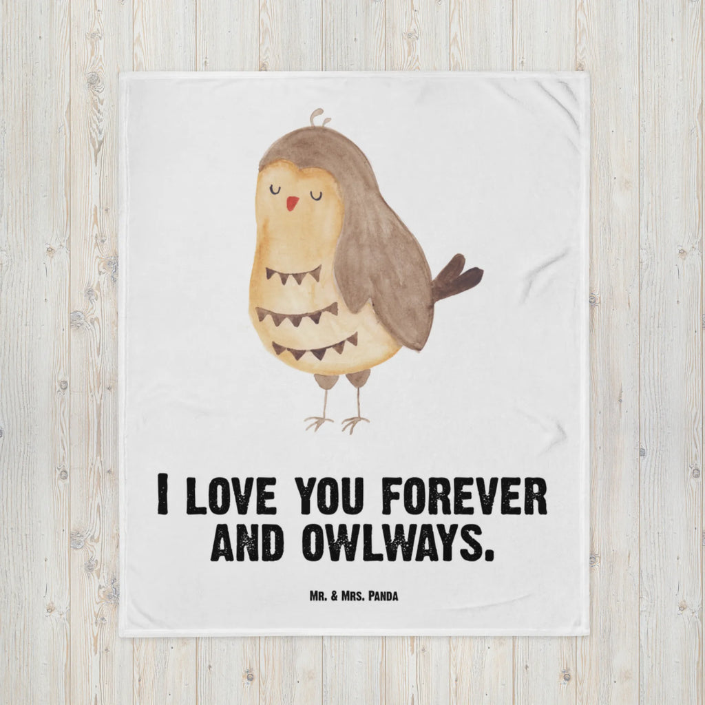 Kocyk dla niemowląt sowa zadowolona Babygeschenk, Babyecke Kuscheldecke, Babydecke, Geschenk Geburt, Krabbeldecke, Eule, Owl, Spruch schön, Romantisch, Wortspiel lustig, Eule deko, Eule Spruch, Liebe Spruch, Geschenk Hochzeitstag